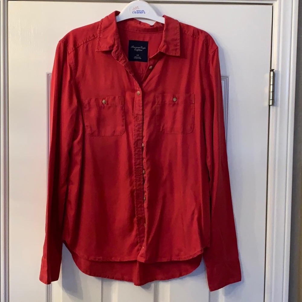 Red Long Sleeve Shirt